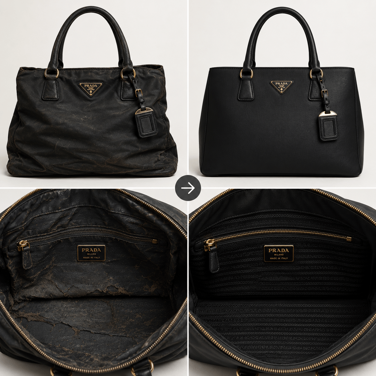 ซ่อมแซมซับในและจัดทรง Prada
